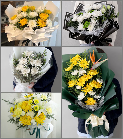 广东清远市清城区飞来峡镇北潦社区白事花束代送